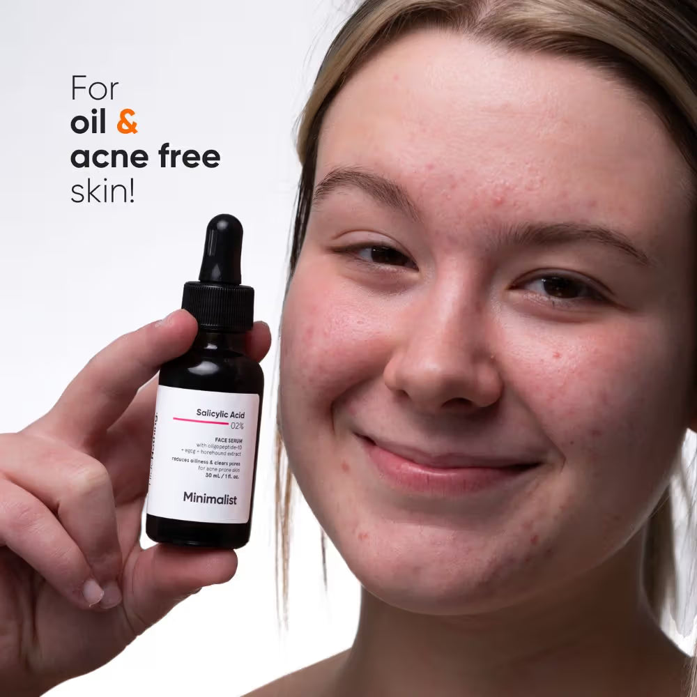 Minimalist 2% Salicylic Acid Face Serum For Blackheads & Whiteheads (30ml)