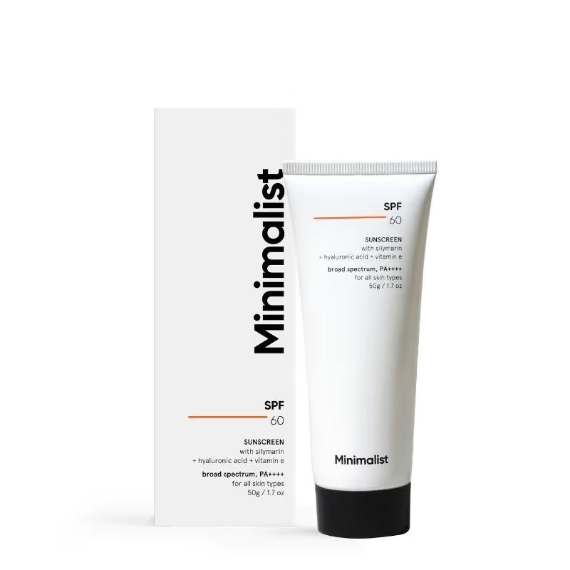 Minimalist SPF 60 PA ++++ Sunscreen - Pregnancy & Lactation Safe For Sensitive Skin (50gm)