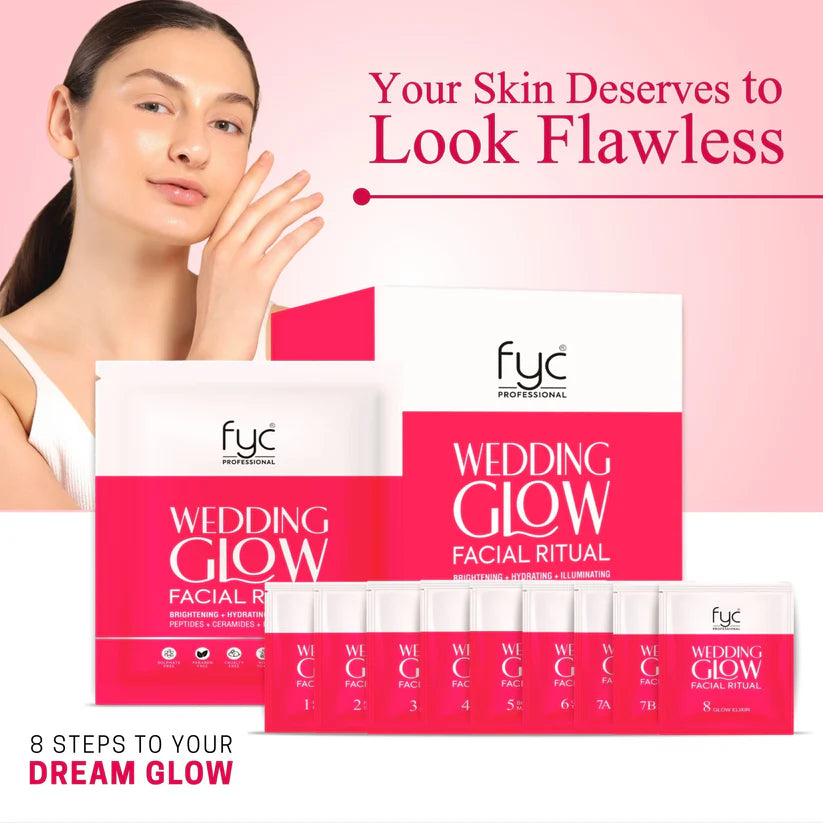 FYC PROFESSIONAL  Wedding Glow Facial Ritual – 8 Step Facial Kit (185g)