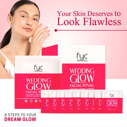 FYC PROFESSIONAL  Wedding Glow Facial Ritual – 8 Step Facial Kit (185g)