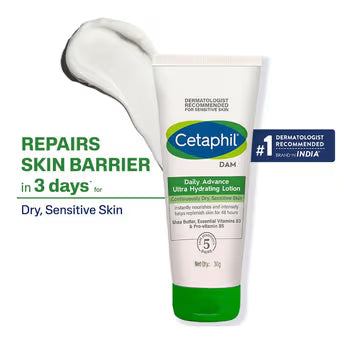 Cetaphil Dam Daily Advance Ultra Hydrating Lotion With Shea Butter & Niacinamide Sensitive Skin
