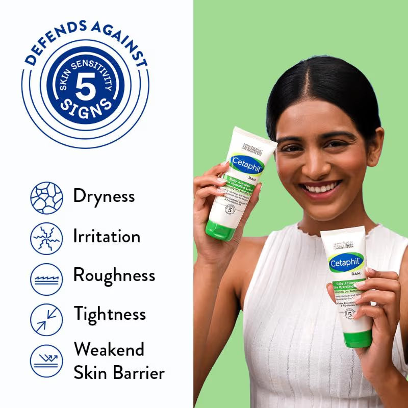 Cetaphil Dam Daily Advance Ultra Hydrating Lotion With Shea Butter & Niacinamide Sensitive Skin