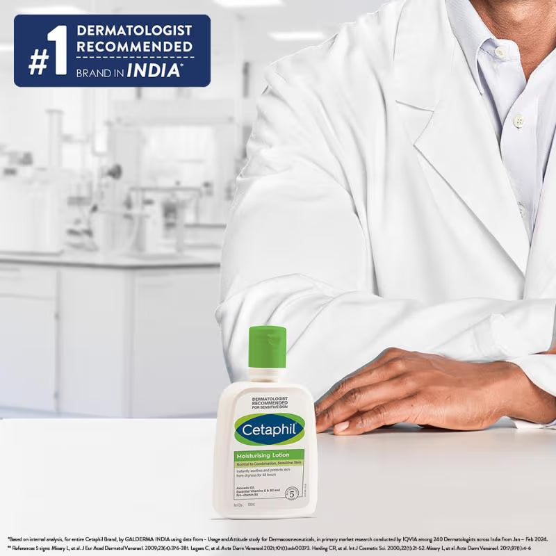 Cetaphil Moisturising Lotion For Dry To Normal Sensitive Skin - Dermatologist Recommended