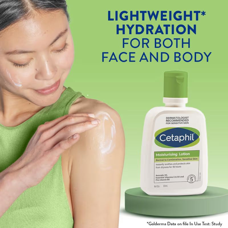 Cetaphil Moisturising Lotion For Dry To Normal Sensitive Skin - Dermatologist Recommended