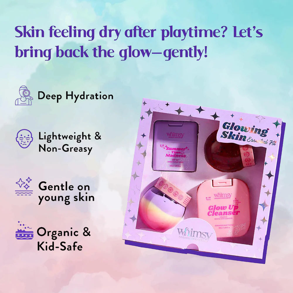 Whimsy Glowing Skin Essential Kit - Pack of 4