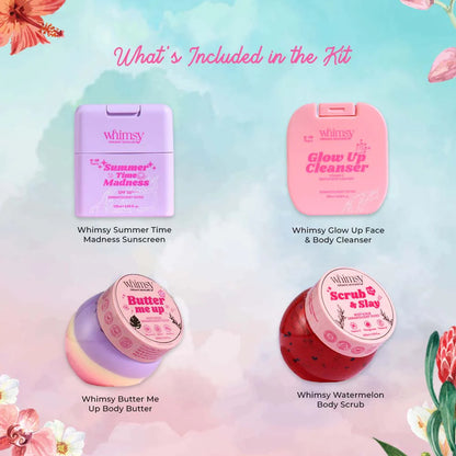 Whimsy Glowing Skin Essential Kit - Pack of 4