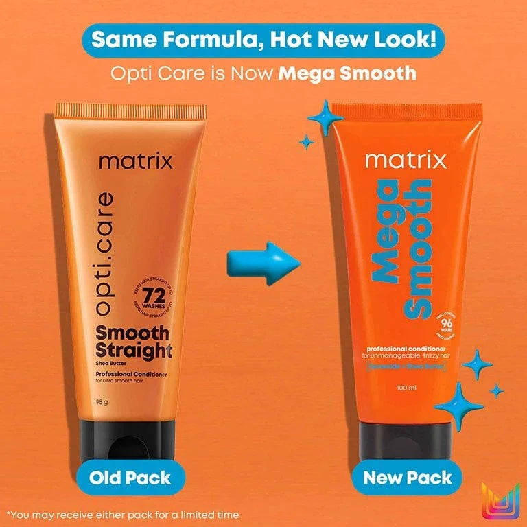 Matrix Mega Smooth Professional Conditioner For Frizzy Hair, For All Hair Types, Paraben-Free