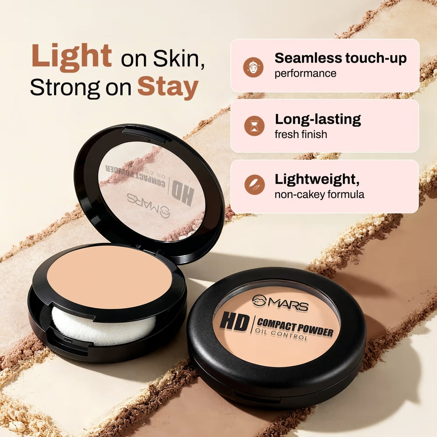 MARS HD Mattifying Compact Powder