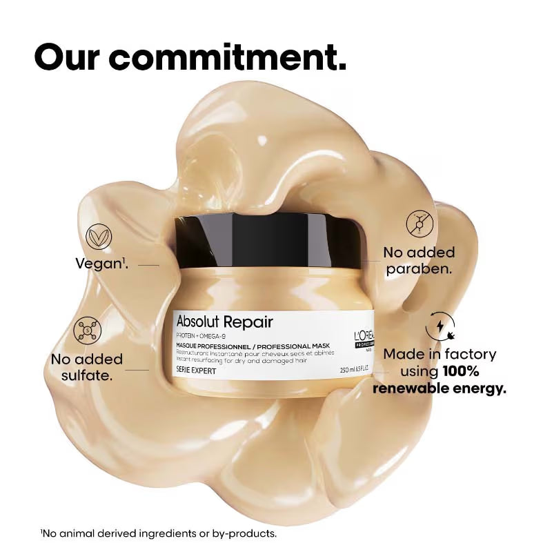 L'Oreal Professionnel Absolut Repair Shampoo & Hair Mask Combo For Damaged Hair