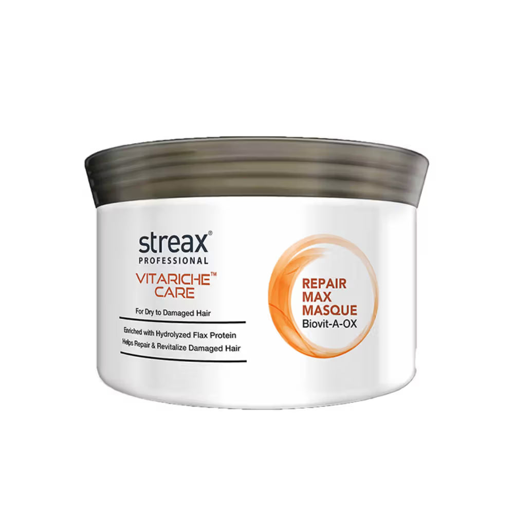 Streax Professional Vitariche Care Repair Max Hair Masque Biovit-A-OX For Healthy Hair (200g)