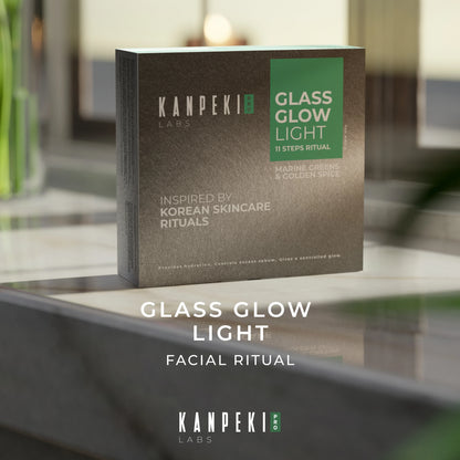 Kanpeki Glass Glow Light - 11 Steps Korean Skincare Facial Kit