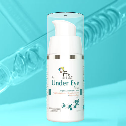 Fix Derma Under Eye Cream | Triple Action Eye Cream for dark circle, puffiness & fine lines(15g)