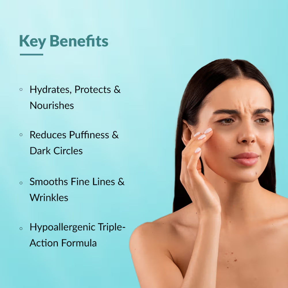 Fix Derma Under Eye Cream | Triple Action Eye Cream for dark circle, puffiness & fine lines(15g)