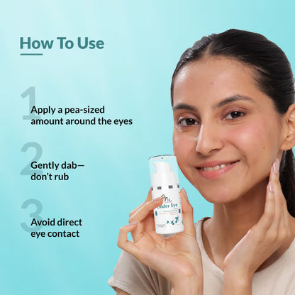 Fix Derma Under Eye Cream | Triple Action Eye Cream for dark circle, puffiness & fine lines(15g)