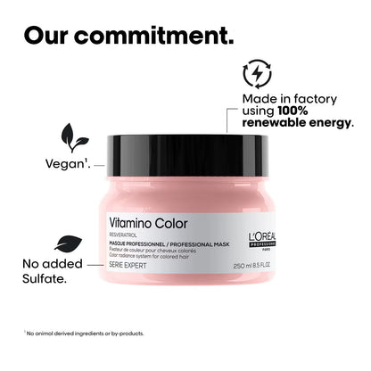 L'OREAL PROFESSIONNEL Vitamino Color Mask for Color Protection with Resveratrol (250 ml)