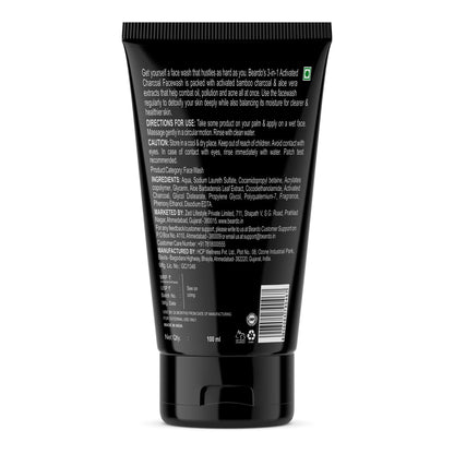 Beardo Activated Charcoal Facewash (100ml)
