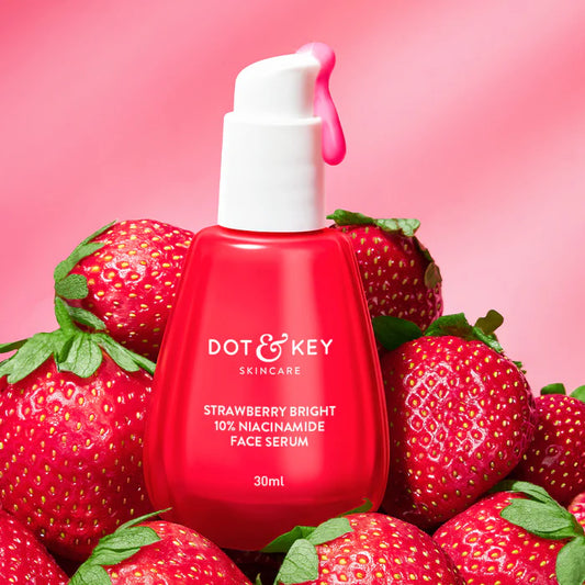 Dot & Key Strawberry Bright 10% Niacinamide Face Serum, Brightens & Smoothes Skin, All Skin Types