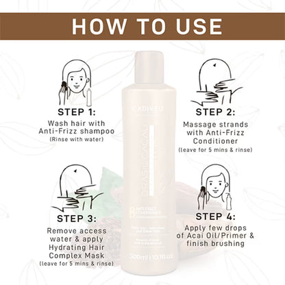 Cadiveu Brasil Cacau Anti Frizz Conditioner (300ml)