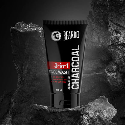 Beardo Activated Charcoal Facewash (100ml)