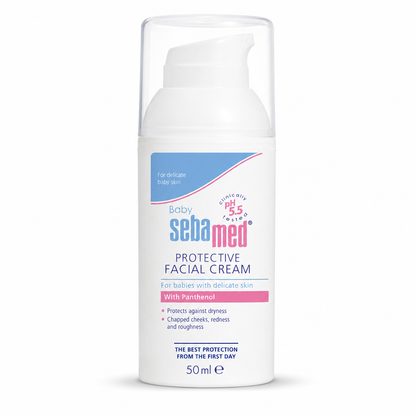 Sebamed Baby Protective Facial Cream, pH 5.5, Baby Face Cream, Ideal For Salivary Rashes (50ml)