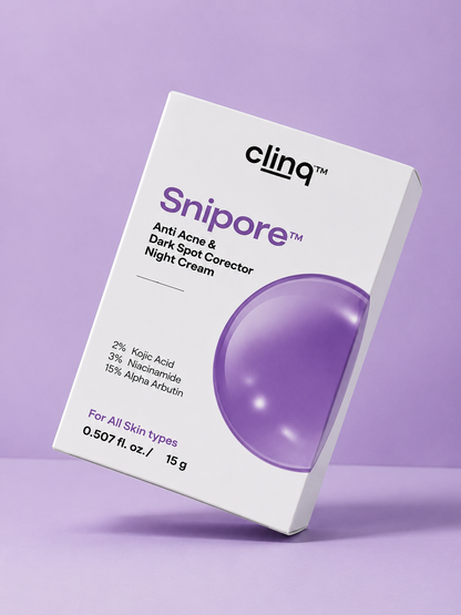 Clinq™ Snipore – Anti Acne & Dark Spot Corrector Night Cream (15g)