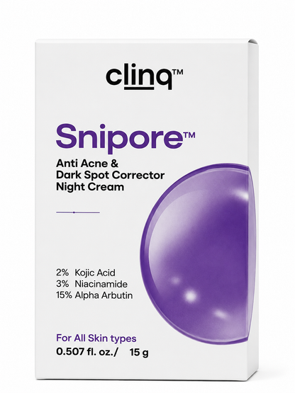 Clinq™ Snipore – Anti Acne & Dark Spot Corrector Night Cream (15g)