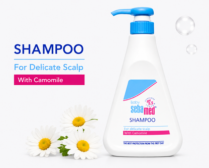 Sebamed Baby Shampoo (500 ml) + Baby Gentle Wash (400 ml) combo
