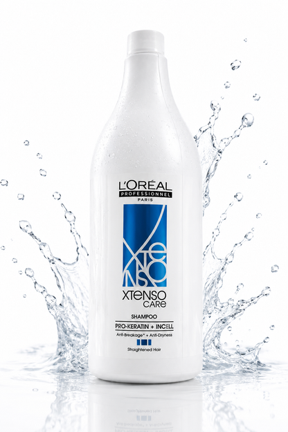 L'Oreal Professionnel Xtenso Care Shampoo For Frizz-Free, Smooth & Manageable Hair (1500ml)