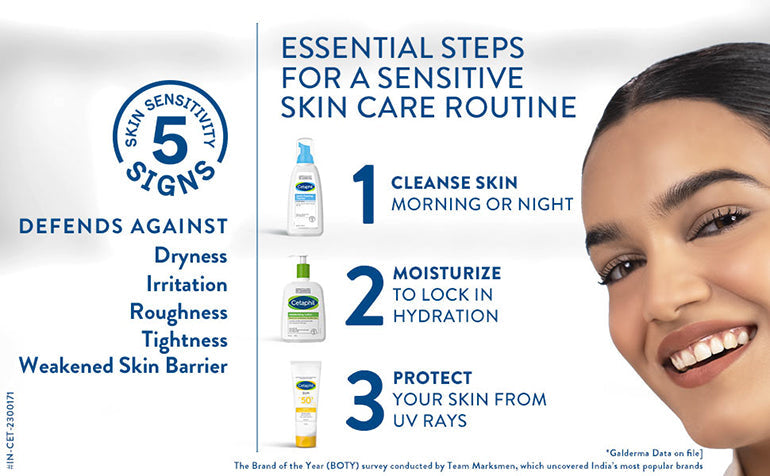 Cetaphil Gentle Foaming Cleanser for Dry to Normal Sensitive skin (236ml)