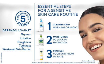 Cetaphil Gentle Foaming Cleanser for Dry to Normal Sensitive skin (236ml)