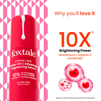 Foxtale Eternal Light Gluta - Vit C Advanced Brightening Serum (30ml)
