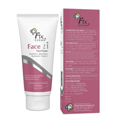 Fix Derma  Face 21 Cream | Skin-Brightening Moisturizer for Dry Skin(50g)