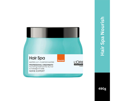 L'Oréal Professionnel Hair Spa Deep Nourishing Creambath (490 g) & Anti- Dandruff Purifying Concentrate 8ML Combo
