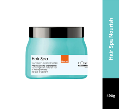 L'Oréal Professionnel Hair Spa Deep Nourishing Creambath (490 g) & Hydrating Concentrate 6x8ml Combo