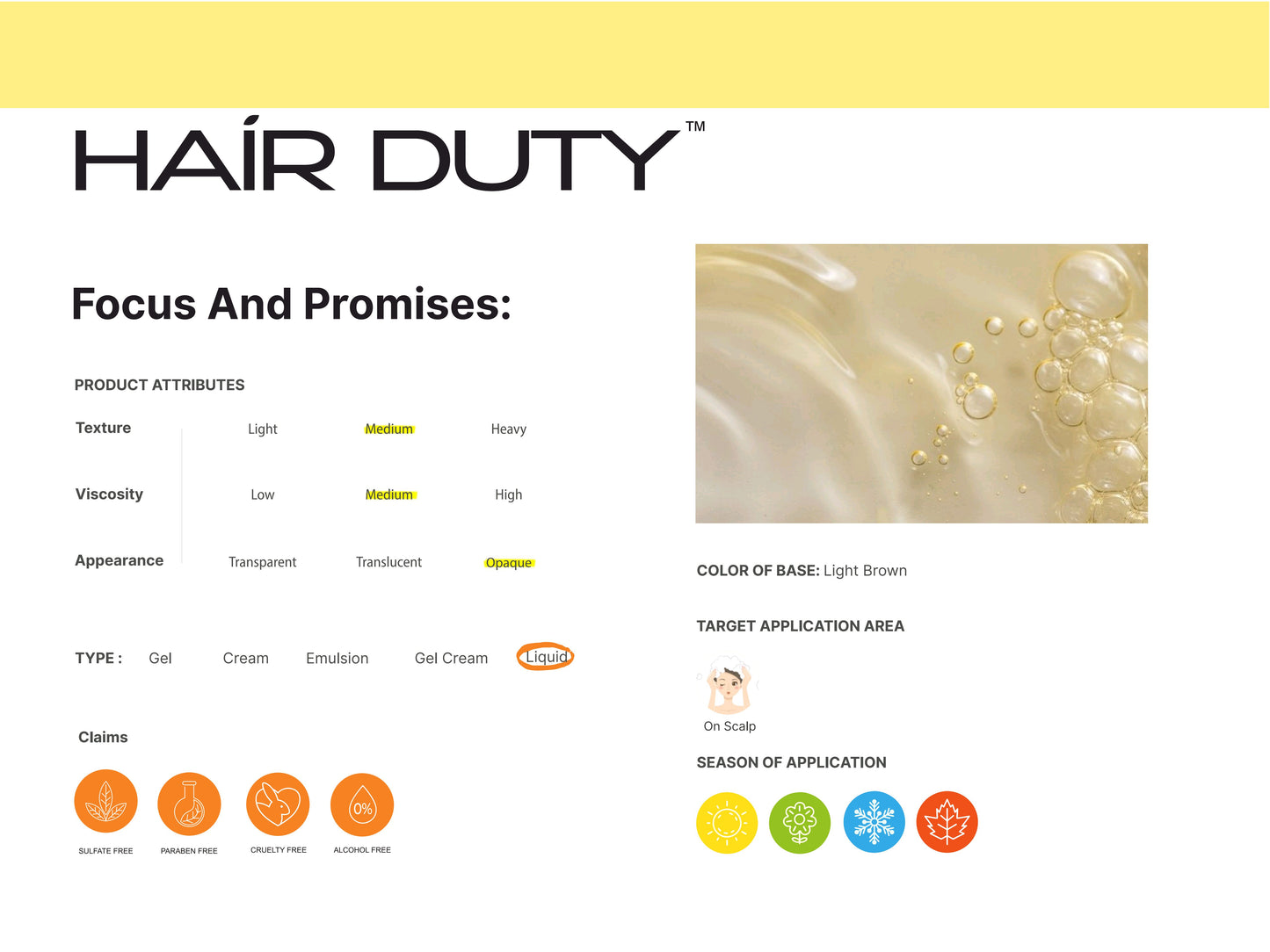 Hair Duty Scalp Detox Shampoo (300ml)