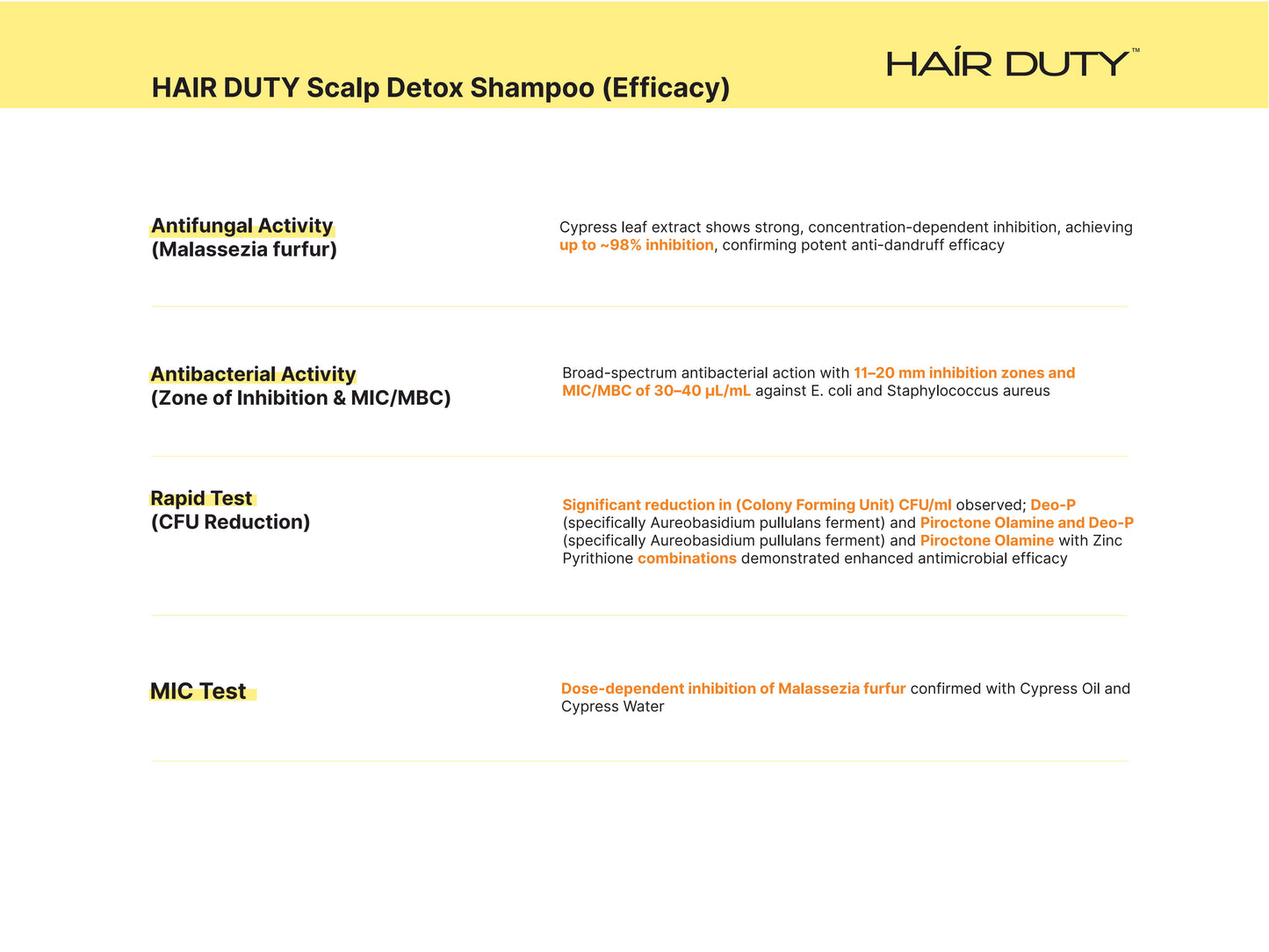Hair Duty Scalp Detox Shampoo (300ml)