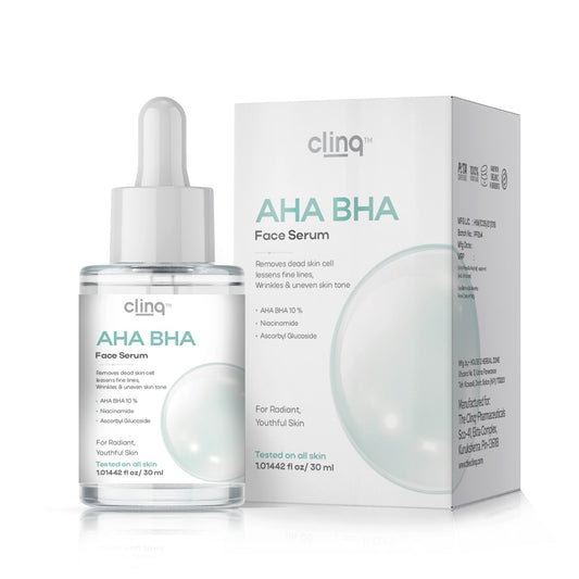 Clinq™ AHA BHA Face Serum – Exfoliating & Brightening Serum (30ml)