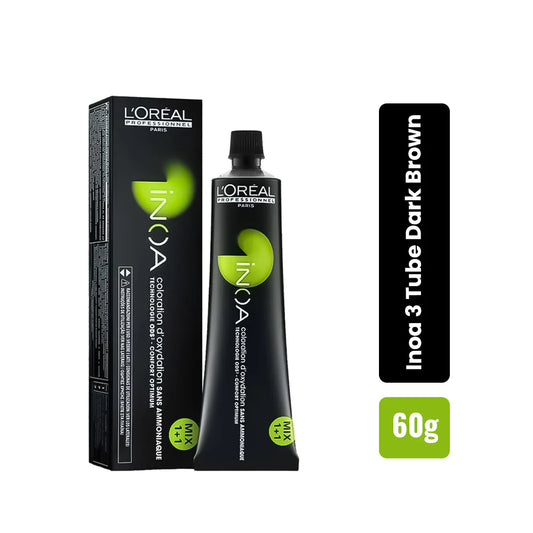 L’oreal Professionnel INOA Ammonia-free Permanent Hair Color –3 Tube (Dark Brown) 60G