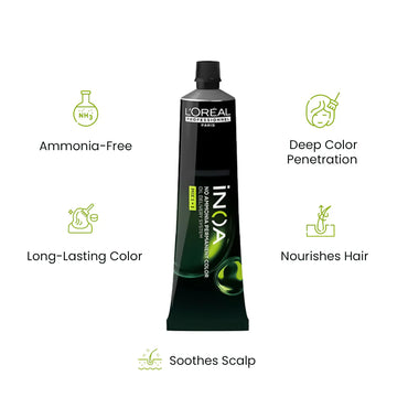 L’oreal Professionnel INOA Ammonia-free Permanent Hair Color –3 Tube (Dark Brown) 60G