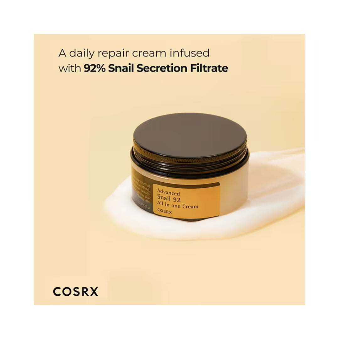 COSRX Advanced Snail Mucin 92 All In One Cream with Hyaluronic Acid (100gm)
