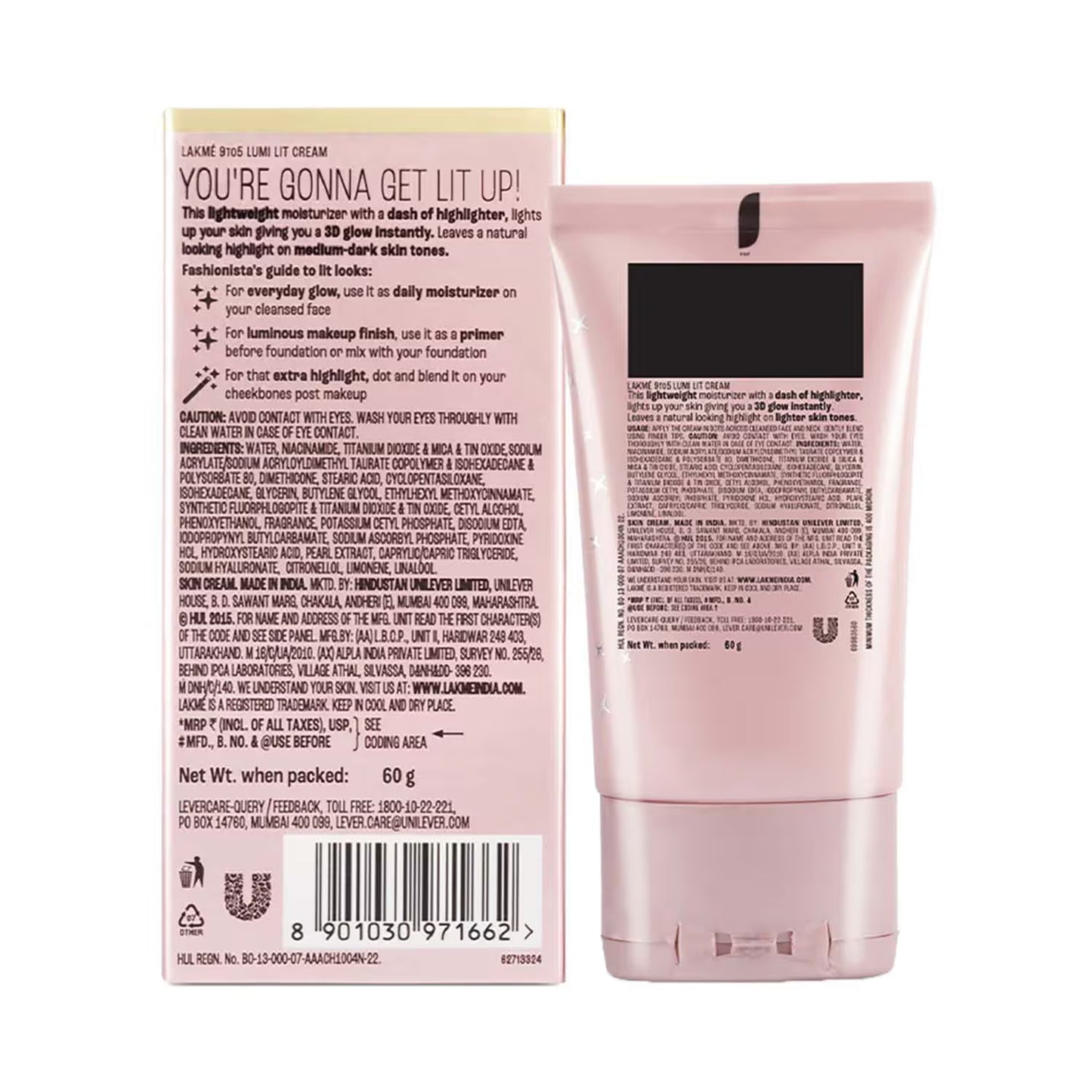 Lakme Lumi Tint - Gold (60 g)