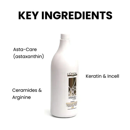 L'Oreal Professionnel Xtenso Care Sulfate-Free Shampoo For Frizz-Free, Shiny & Manageable Hair. (1500ml)