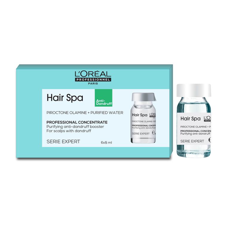 L'oreal Professionnel DX Hair Spa Creambath (490 g) & Anti- Dandruff Purifying Concentrate 8ML Combo