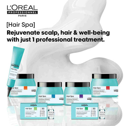 L'oreal Professionnel DX Hair Spa Creambath (490 g) & Hydrating Concentrate 6x8ml Combo