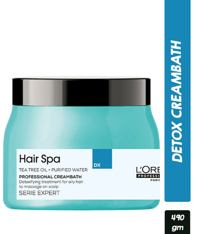 L'oreal Professionnel DX Hair Spa Creambath (490 g) & Hydrating Concentrate 6x8ml Combo