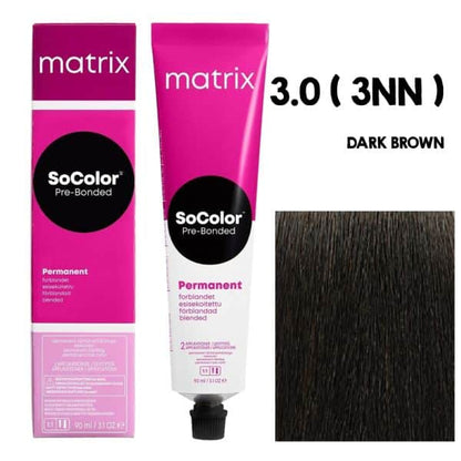 Matrix SOCOLOR HAIR COLOR 3.0 - 3NN (Dark Brown)