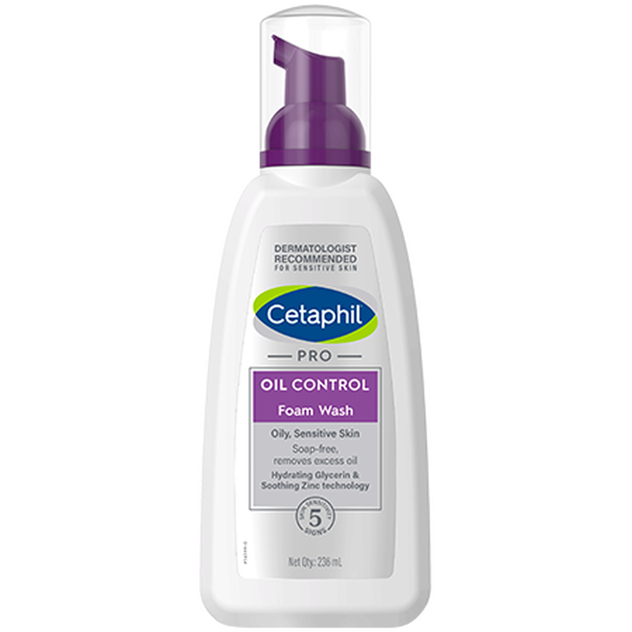 Cetaphil PRO Oil Control Foam Face Wash for Acne & Oily Prone Skin (236ml)