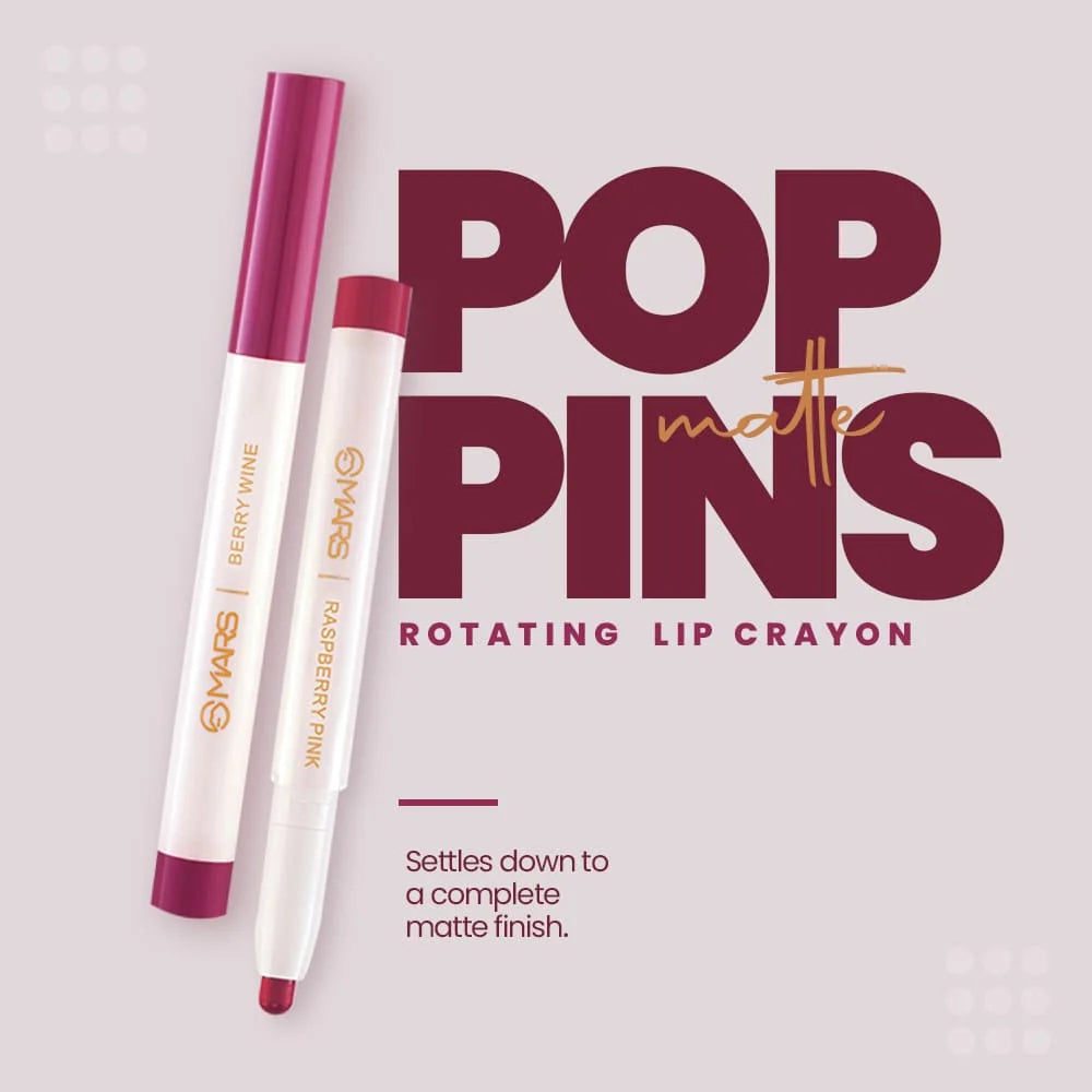 MARS Retractable Lip Crayon – Poppins (1.3g)