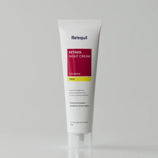 Reequil 0.1% Retinol Night Creamtreat For Wrinkles & Skin Tightening (30 g)