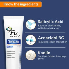 Fix Derma Salyzap Night-time Lotion | Effective Spot Treatment to Calm & Heal Acne (20ml)